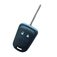 Κέλυφος κλειδιού Daewoo Chevrolet με 2 κουμπιά