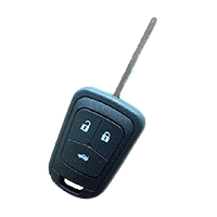 Κέλυφος κλειδιού Daewoo Chevrolet με 3 κουμπιά