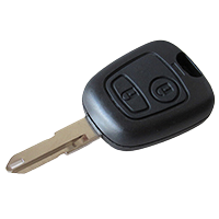 Κέλυφος κλειδιού Peugeot 206 με 2 κουμπιά