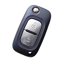 Κέλυφος κλειδιού Renault με 2 κουμπιά